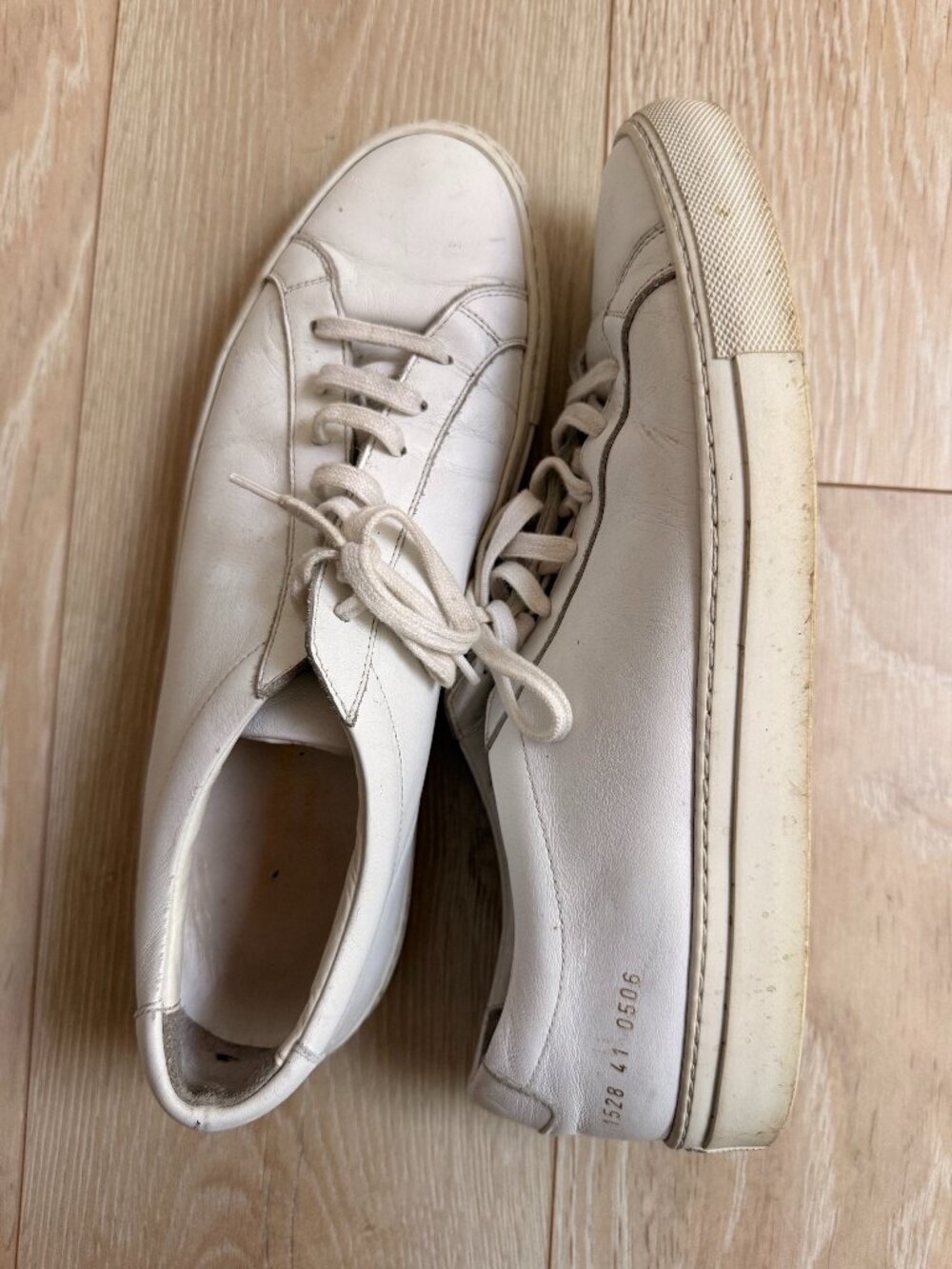 Common Projects Men's White Leather Sneakers